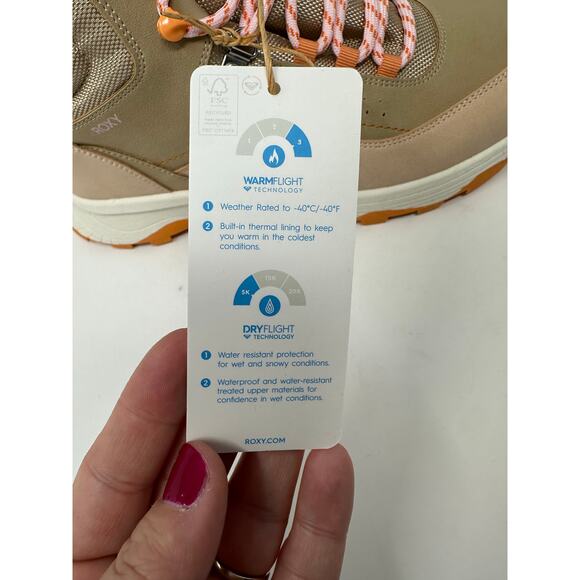 Roxy NWT Women’s Pinnacle Hiking Outdoor Camping Adventure Boots size 8.5 - Picture 4 of 12